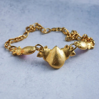 Reserved Grace vintage Trifari Kunio Matsumoto statement necklace featuring gold-tone metal and pink crystals