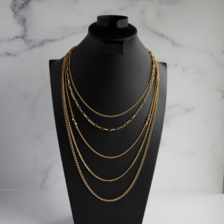 Vintage Multi-Layer Gold-Tone Necklace – As Seen in Our Video