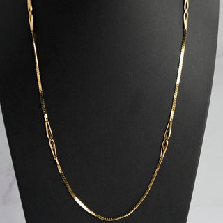 Vintage Monet Gold Tone Chain Necklace 30"
