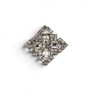 Reserved Grace Geometric Crystal Brooch - Brooches & Lapel Pins Brooch