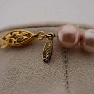 Reserved Grace Vintage Napier Pastel Faux Pearl Parure - Elegant Jewelry Set with Necklace Bracelet and Earrings - Jewelry Sets Jewelry Set