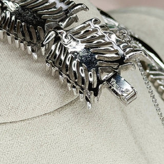 Reserved Grace Leaf Motif Necklace and Bracelet Set - Jewelry Sets Set