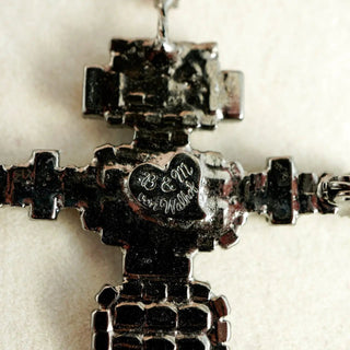 Reserved Grace Vintage Crystal Robot Brooch by Bettina Von Walhof -