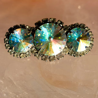 Vintage Mixed Lot Aurora Borealis Crystal Brooches and Pins by Reserved Grace